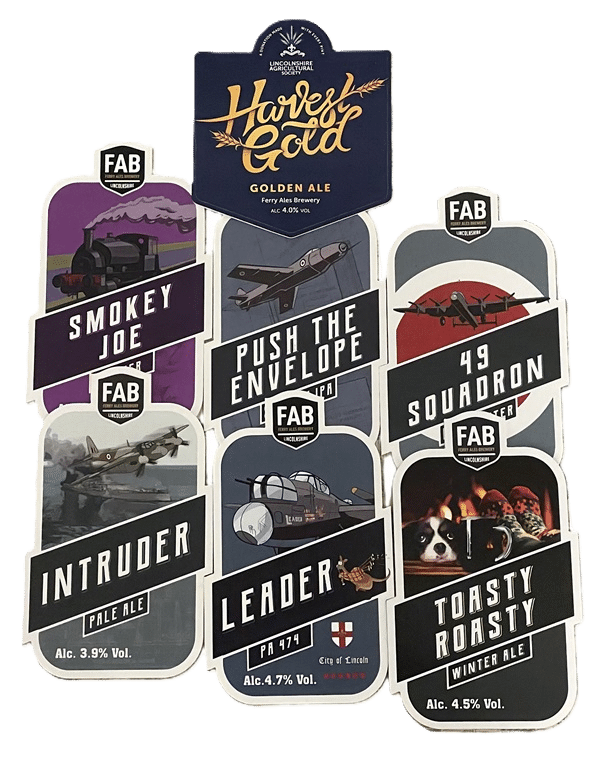 Foamex Hand Pull Pump Clips Ferry Ales Brewery